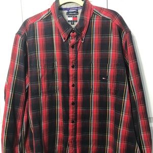 Vintage Tommy Hilfiger Jeans Button Down Size 2XL